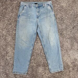 Men's Light Blue Jeans - Uniqlo